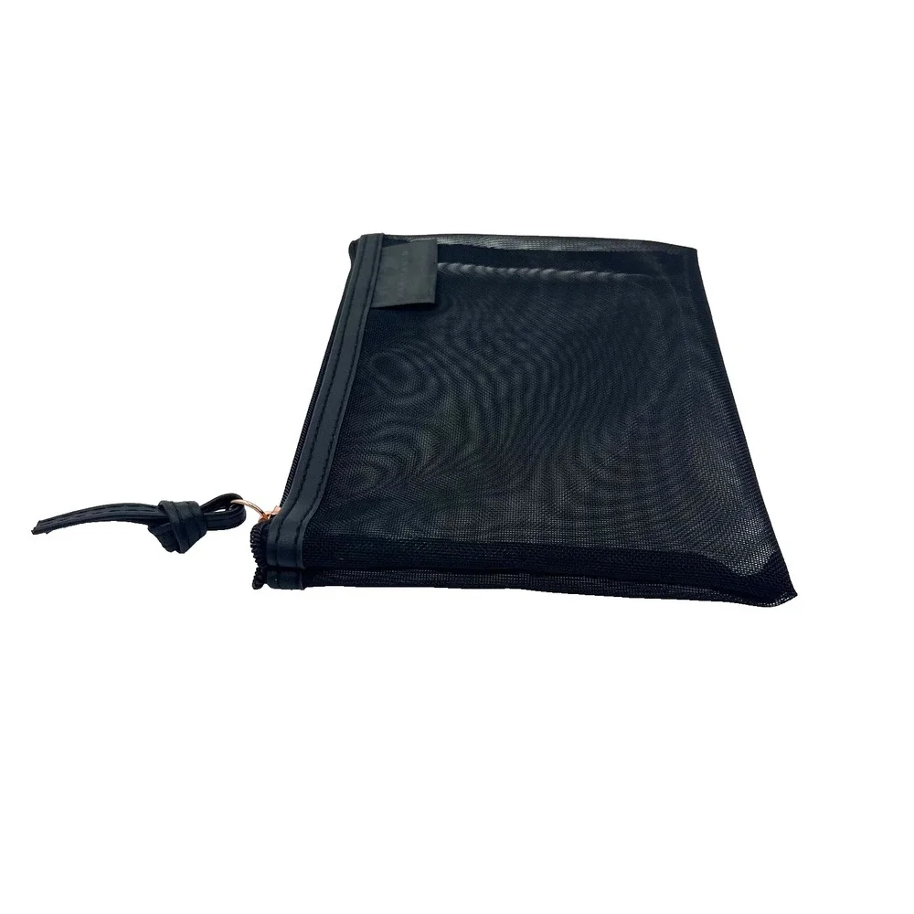 Anastasia Beverly‎ Hills ABH Black Mesh Travel Makeup Bag